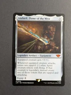 MTG - 1x Anduril Flame of the West NM - Lord of the Rings: Tales of Middle Earth - Image 3