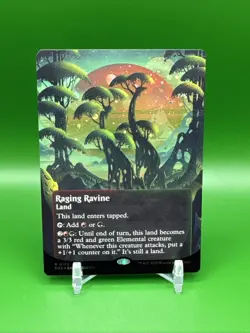 Raging Ravine (Galaxy Foil) Borderless EOE Rare NM Edge of Eternities MTG - Image 1