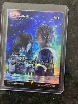Stay with Me - Rhystic Study (Showcase) Final Fantasy: Through the Ages Foil MTG - Image 3