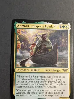 MTG - 1x Aragorn Company Leader - NM Pack Fresh - LOTR: Tales of Middle Earth - Image 3