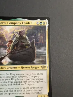 MTG - 1x Aragorn Company Leader - NM Pack Fresh - LOTR: Tales of Middle Earth - Image 4