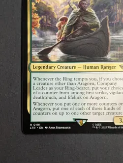 MTG - 1x Aragorn Company Leader - NM Pack Fresh - LOTR: Tales of Middle Earth - Image 5