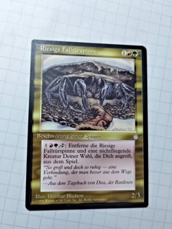 MTG Giant Trap Door Spider (Riesige Fallturspinne) Ice Age Reg.-Bit of Edge Wear - Image 2