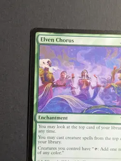MTG - 1x Elven Chorus - NM Pack Fresh - LOTR: Tales of Middle Earth - Magic 160 - Image 3