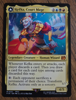 Kafka Court Mage 0231 MTG Final Fantasy Regular Rare Legendary Creature - Image 1