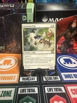 Generous Pup 0004 Non Foil Rare Foundations Jumpstart MTG Near Mint - Image 1