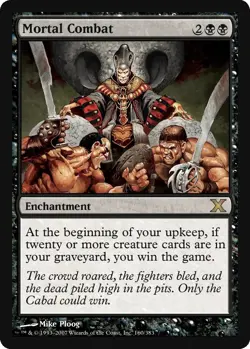 MTG Tenth 10th Edition - Mortal Combat NM - Image 1