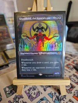 MTG Sheoldred the Apocalypse (Showcase Textured) FOIL Dominaria United NM - Image 1