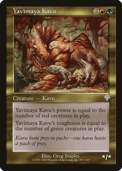 Yavimaya Kavu [Invasion] Magic MTG - Image 1