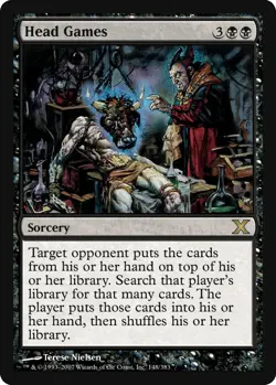 MTG Tenth 10th Edition - Head Games NM - Image 1