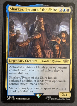 MTG - 1x Sharkey Tyrant of the Shire NM Pack Fresh - LOTR: Tales of Middle Earth - Image 1