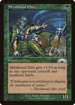 Skyshroud Elite [Exodus] Magic MTG - Image 1