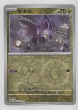 Noibat Reverse Foil Pokemon SV02: Paldea Evolved #152 - Image 1