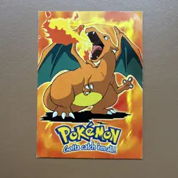 1999 Topps Pokemon Movie Animation Edition Evolution Charizard #E6 - Image 1