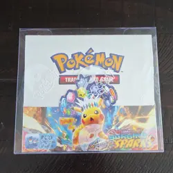 Pokemon TCG: Surging Sparks Factory Sealed Booster Box w/ protective case - Image 1