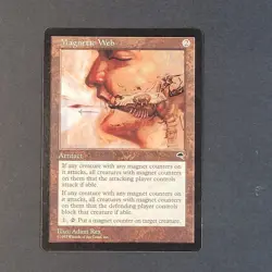 MTG - 1x Magnetic Web - Tempest - NM/LP - Vintage Rare - Magic the Gathering CCG - Image 2