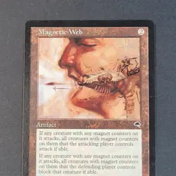 MTG - 1x Magnetic Web - Tempest - NM/LP - Vintage Rare - Magic the Gathering CCG - Image 5