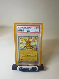 🐉 Pokemon Mega Tokyo's Pikachu M Charizard Y Japanese Promo 098/XY-P PSA 10 - Image 1