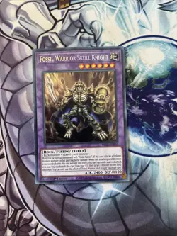 (YCL) Yugioh Fossil Warrior Skull Knight BLAR-EN007 Secret Rare 1st Ed VLP - Image 1