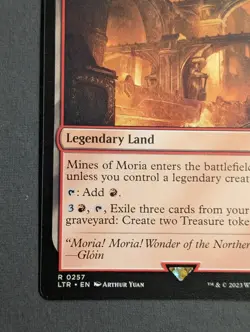 MTG - 1x Mines of Moria, NM Pack Fresh, Lord of the Rings: Tales of Middle Earth - Image 3