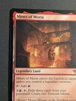 MTG - 1x Mines of Moria, NM Pack Fresh, Lord of the Rings: Tales of Middle Earth - Image 5