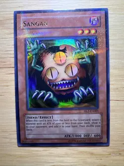 Sangan - HL2-EN003 - Hobby League - Parallel Rare - EX - Yugioh - GOAT Format - Image 1