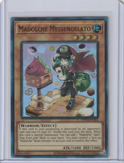 Yugioh OP14-EN004 Madolche Messengelato - OTS 14 Super Rare Unlimited Edition - Image 1