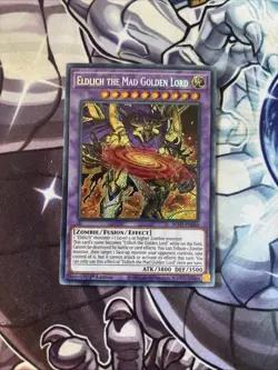 (YCL) Yugioh! Eldlich the Mad Golden Lord BLVO-EN040 Secret Rare 1st Edition VLP - Image 1