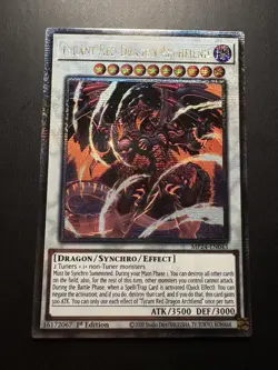 Yugioh! Tirant Red Dragon Archfiend QCSR - MP24-EN043 1st Edition - English - Image 1