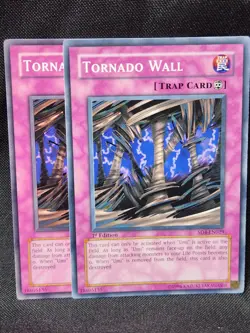 2 Yugioh - Tornado Wall DB1-EN226 SD4-EN029 - Image 1