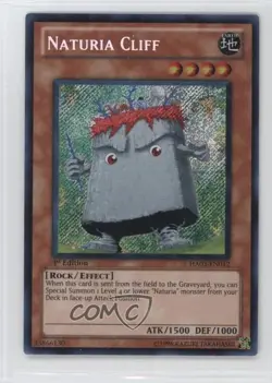 Naturia Cliff 1st Ed. YuGiOh Hidden Arsenal 3 #HA03-EN012 2010 - Image 1