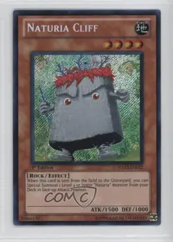 Naturia Cliff 1st Ed. YuGiOh Hidden Arsenal 3 #HA03-EN012 2010 - Image 1