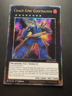 Yugioh! Coach King Giantrainer QCSR - MP24-EN034 1st Edition - English - Image 1