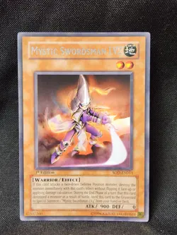 Yugioh - Mystic Swordsman LV2 SOD-EN011 Rare 1st Edition - Image 1