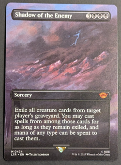 MTG - 1x Shadow of the Enemy - NM Pack Fresh - LOTR: Tales of Middle Earth #424 - Image 1