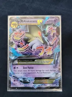 Pokemon M Alakazam EX Holo Ultra Rare TCG Card 26/124 XY Fates Collide - Image 1