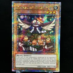 Yu-Gi-Oh! TCG Madolche Hootcake Quarter Century Secret Rare Card RA04-EN206 - Image 1
