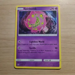 Spiritomb 53/156 - NM SM Ultra Prism - Pokemon 2018 Uncommon TCG Card - Image 1