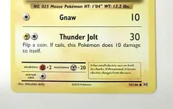 Pikachu Pokemon Card 35/108 2016 Level 12 60 HP - Image 2