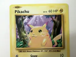 Pikachu Pokemon Card 35/108 2016 Level 12 60 HP - Image 4
