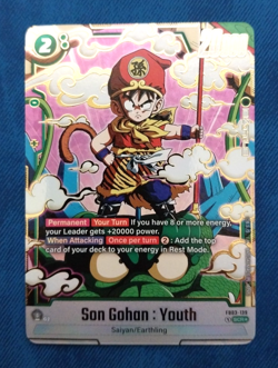 Son Gohan : Youth SCR Alt Art FB03-139 Dragon Ball Super Fusion World Eng Card - Image 1