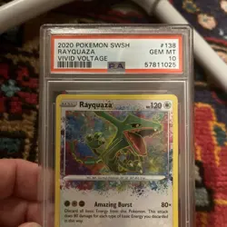 2020 PSA 10 Gem Mint Rayquaza Amazing Rare Japanese Pokemon Card 056/076 S3a - Image 2