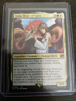 Yuna, Hope of Spira - Magic: The Gathering Legendary Creature Card - Image 1