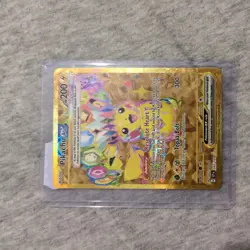 Pokemon Card Pikachu EX 247/191 Surging Sparks Hyper Rare Near Mint - Image 1