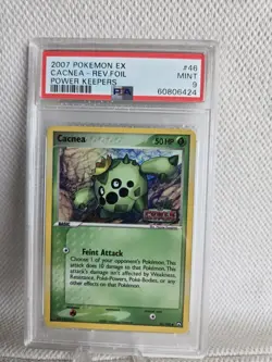 Pokemon Card Cacnea 46/108 STAMPED Ex Power Keepers Reverse Holo NM - Image 1