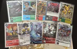 Japanese Digimon Card Lot Of 10 Holos/Rares See Pic For Exact Cards #21 - Image 1