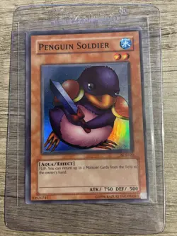 Penguin Soldier, Konami, 1996, #SDJ-022, Yu-Gi-Oh Trading Card - Image 1
