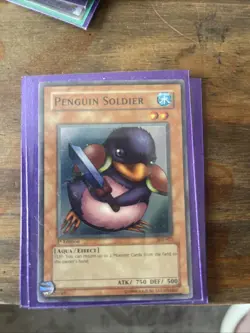 Penguin Soldier, Konami, 1996, #SDJ-022, Yu-Gi-Oh Trading Card - Image 1