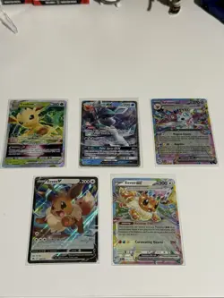 Eeveelutions V/Vstar/ EX x5 Card Lot! Eevee Glaceon Leafeon Pokemon TCG - Image 2