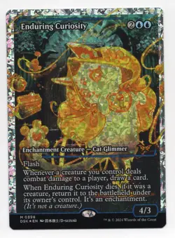 MTG: Magic Duskmourn *Fracture Foil* Enduring Curiosity (Showcase) - Image 1